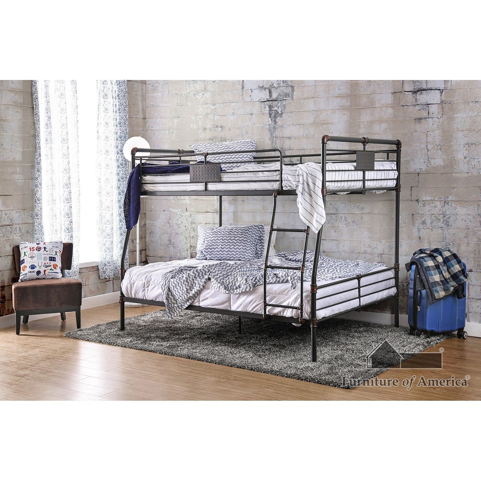Olga twin over full bunk hot sale bed
