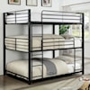 Furniture of America - FOA Olga III Full Triple Decker Bed