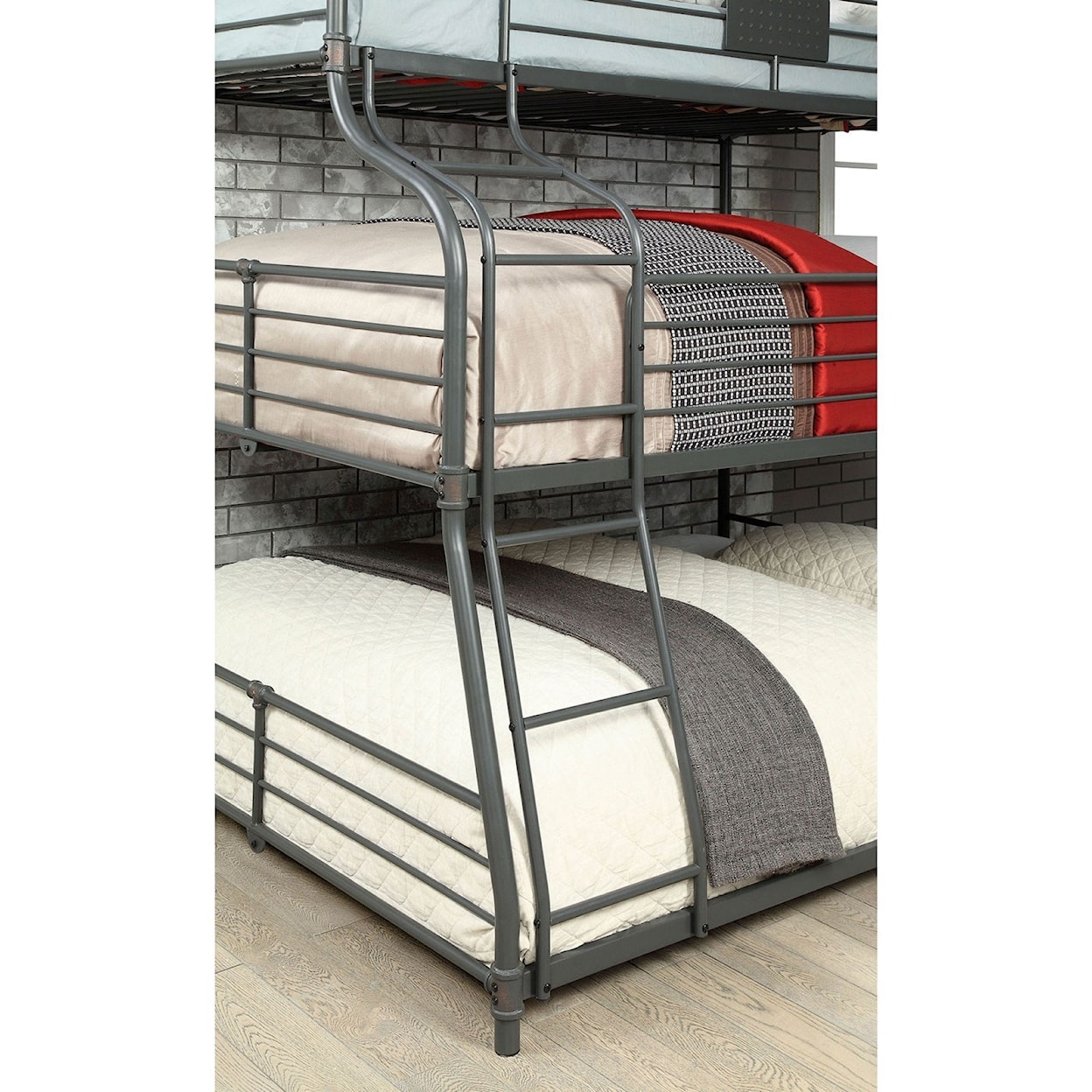 Furniture of America - FOA Olga III Twin/Full/Queen Bunk Bed