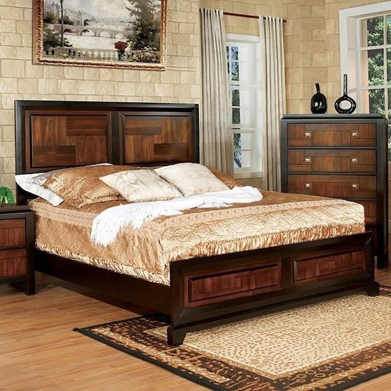 Furniture of America Patra California King Bed
