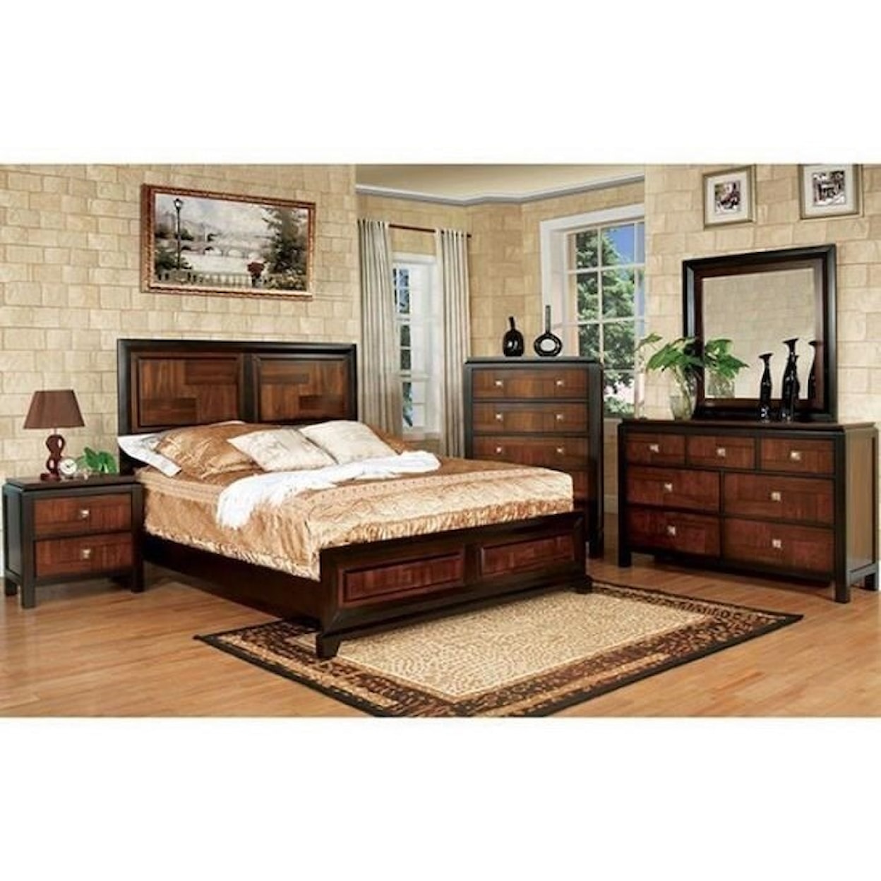 Furniture of America Patra California King Bed