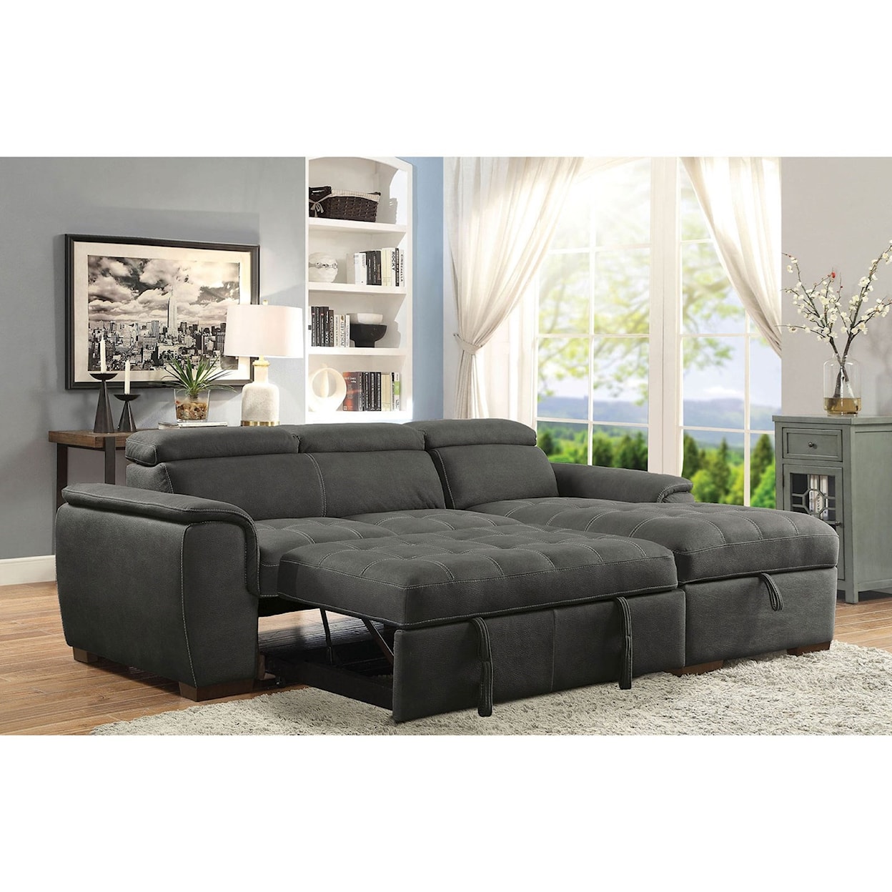 Furniture of America - FOA Patty Sofa Sectional