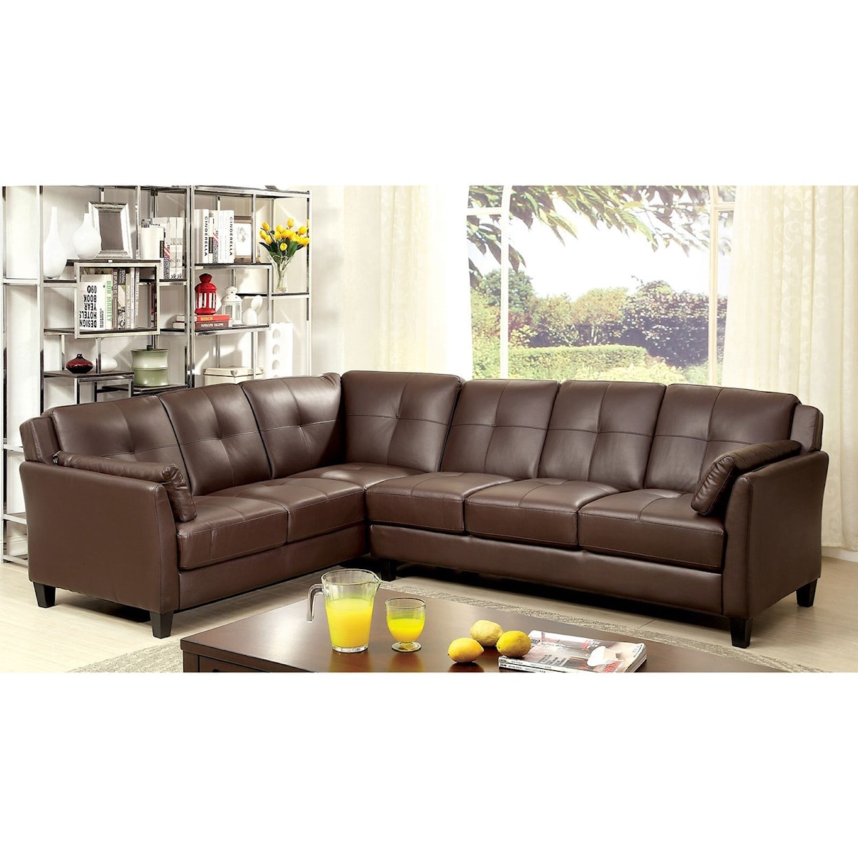 Furniture of America Peever II Sectional