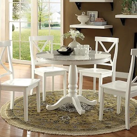 Round Table with Pedestal Base