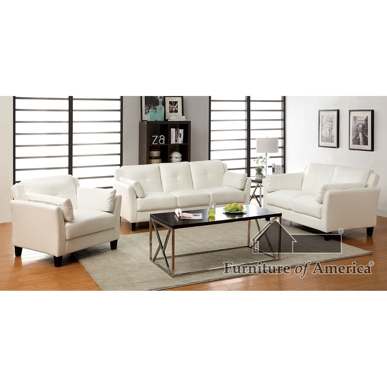 Furniture of America - FOA Pierre Stationary Living Room Group