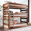 Furniture of America Pollyanna Twin Triple Decker Bed