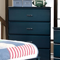 Transitional 4 Drawer Chest