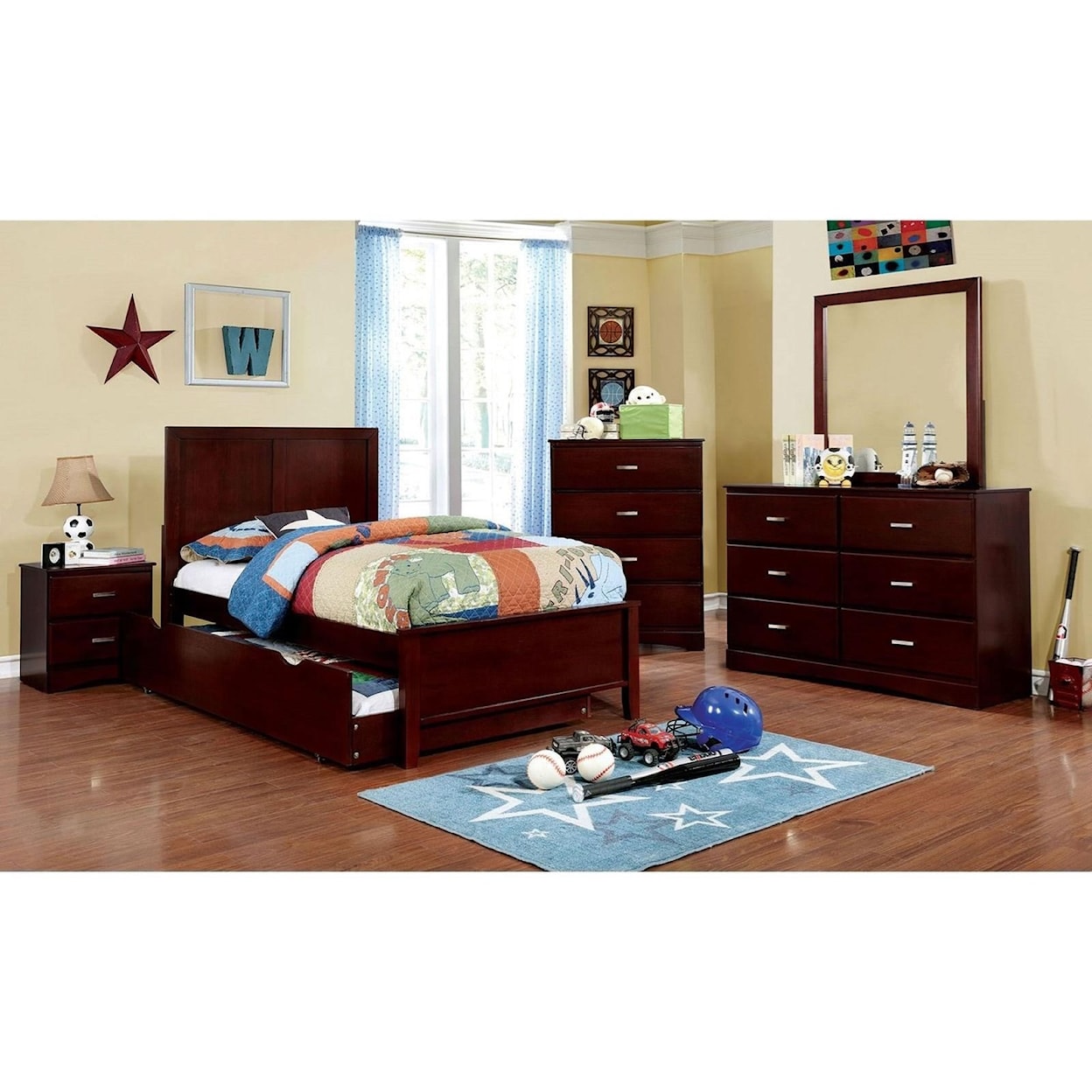 Furniture of America - FOA Prismo Twin Bed