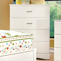 Transitional 4 Drawer Chest