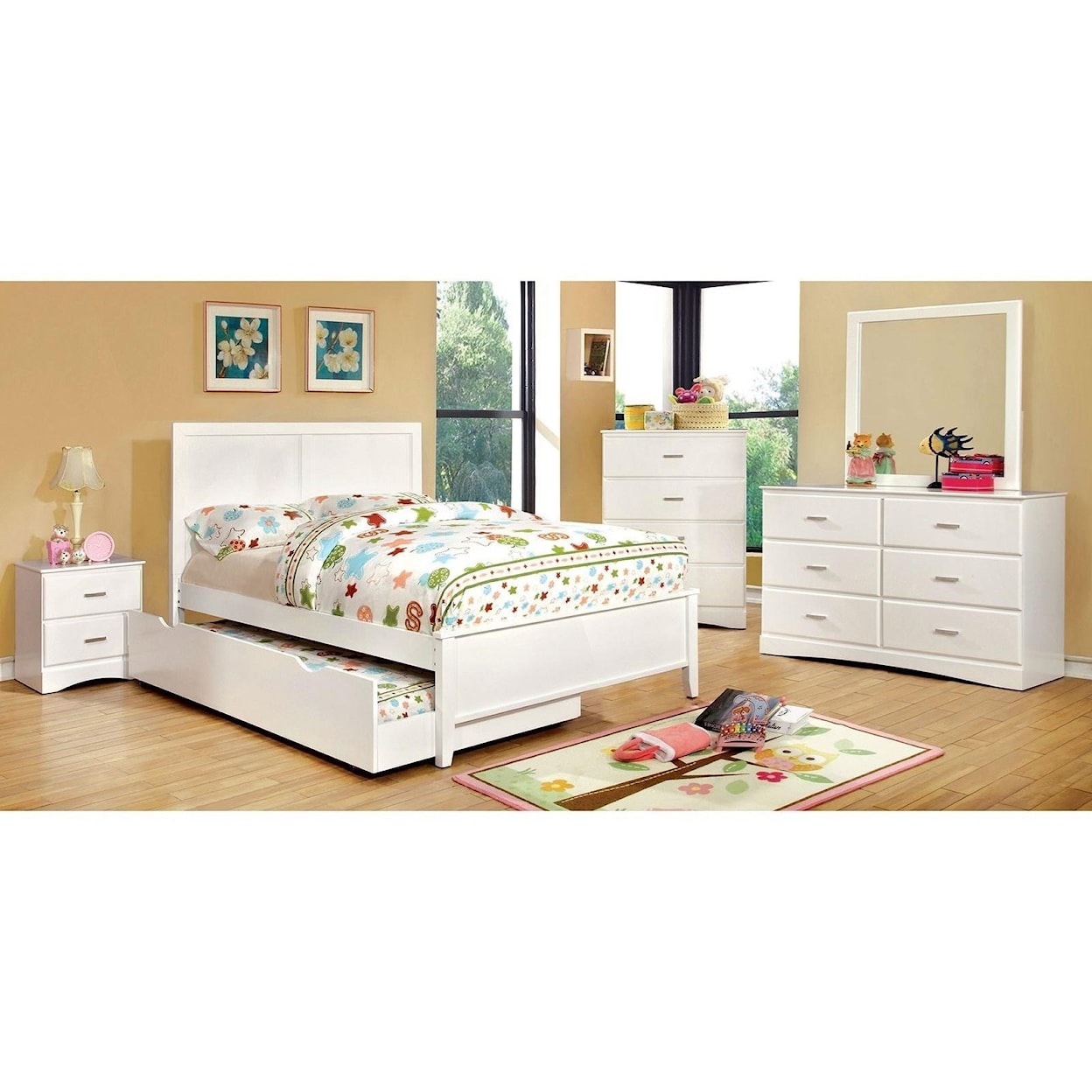 Furniture of America Prismo Full Bedroom Group