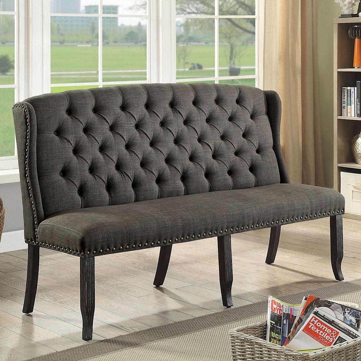 Furniture of America - FOA Sania III 3-Seater Bench