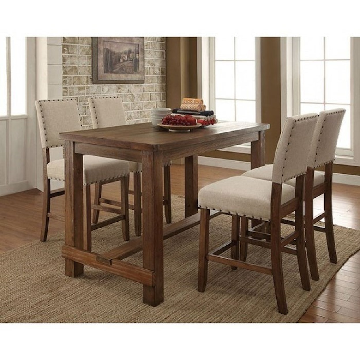 Furniture of America Sania III Counter Height Chair