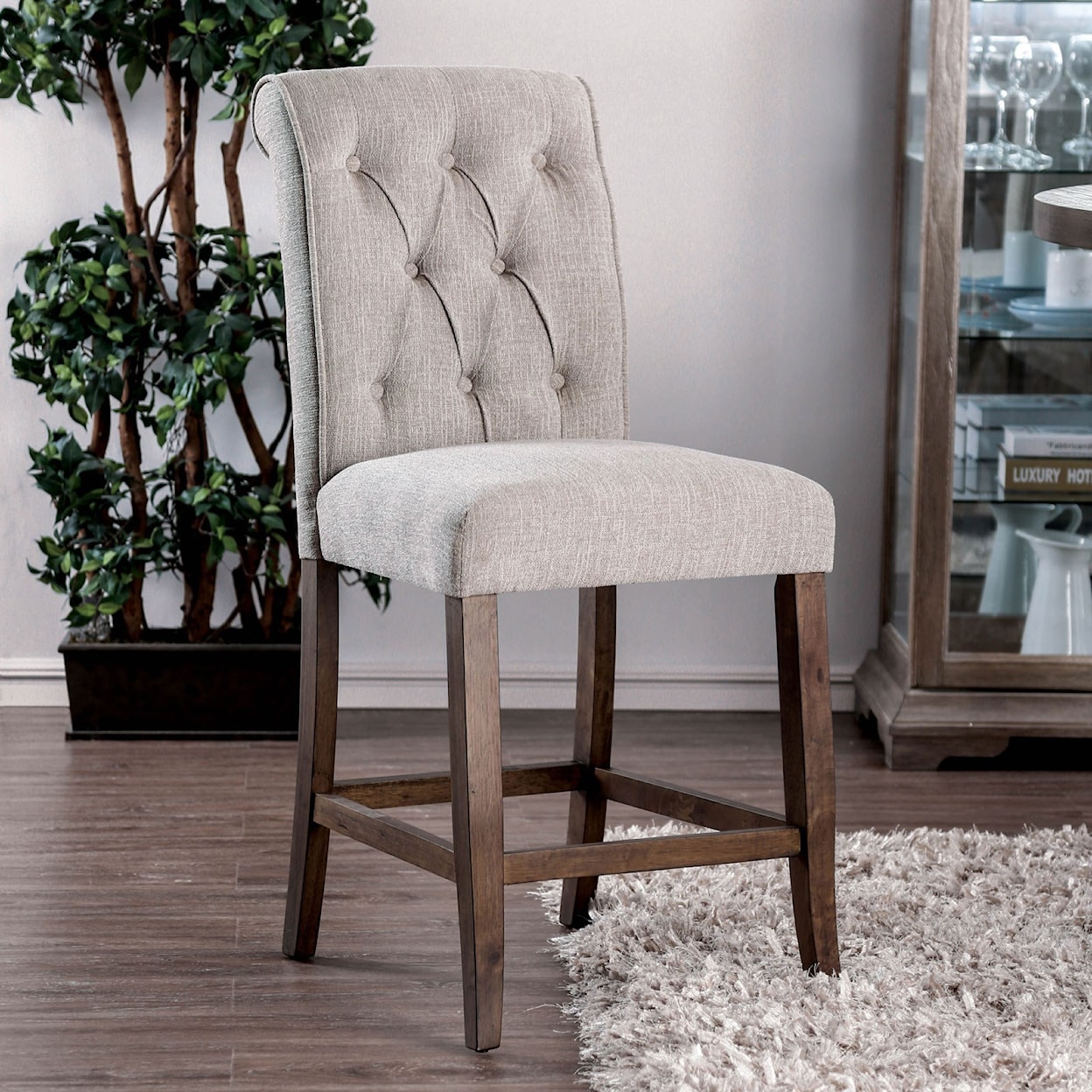 Furniture of America - FOA Sania III Counter Height Chair