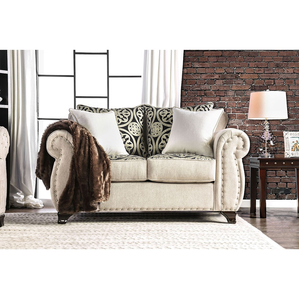 Furniture of America - FOA Sinatra Love Seat