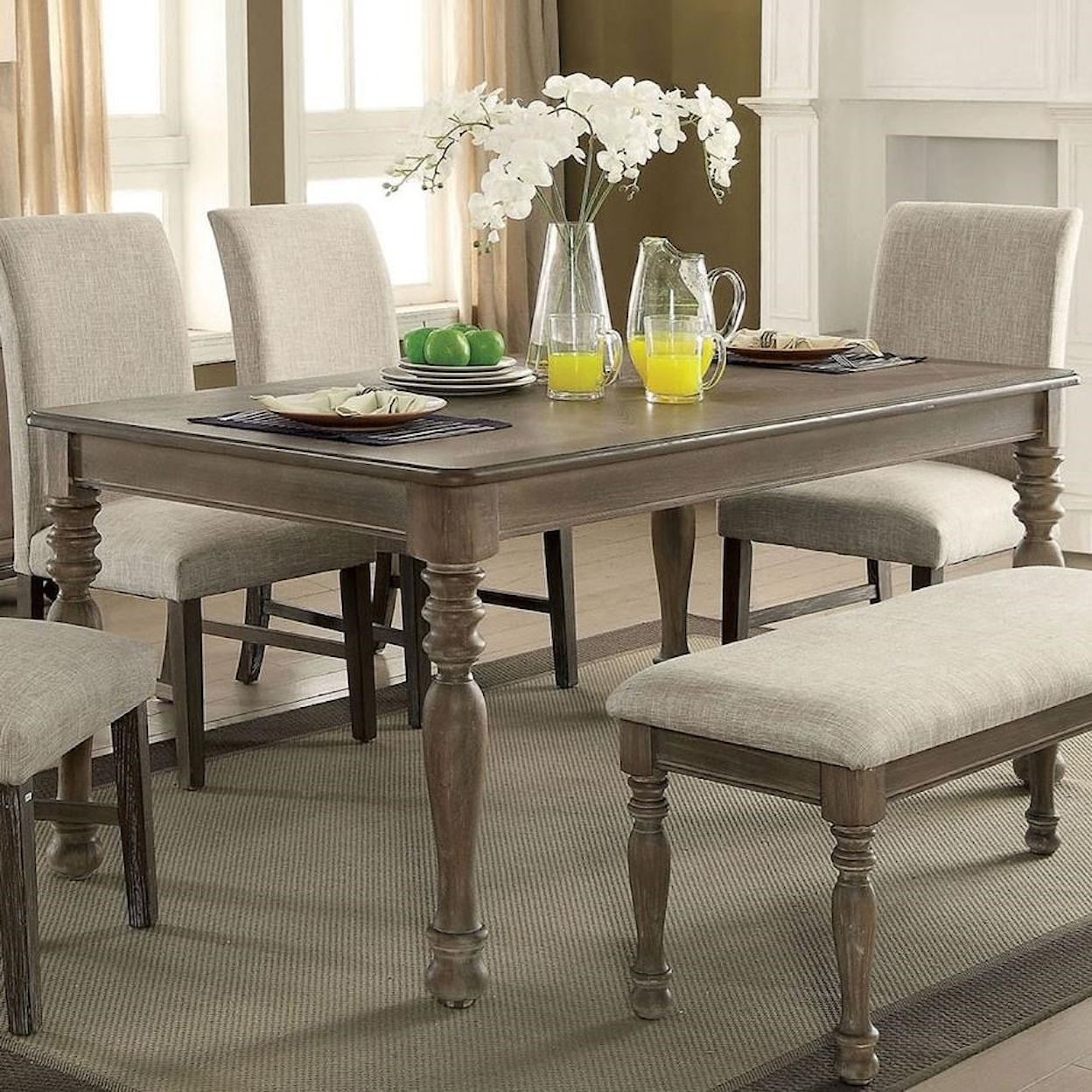 Furniture of America Siobhan II Dining Table
