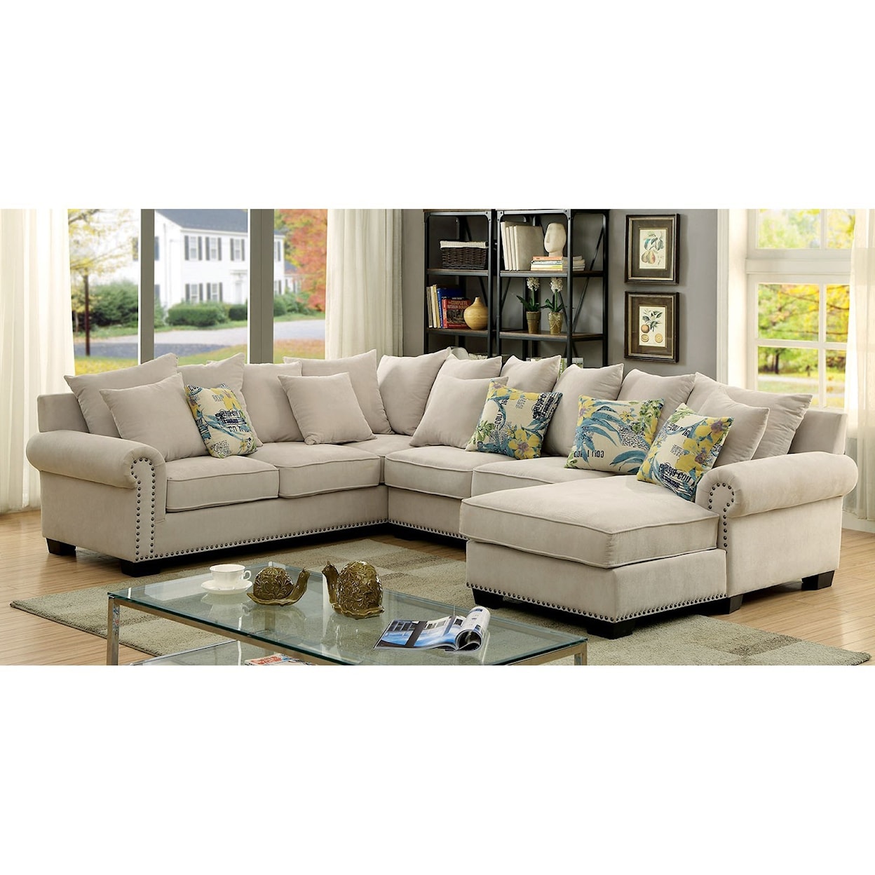 Furniture of America Skyler Sectional