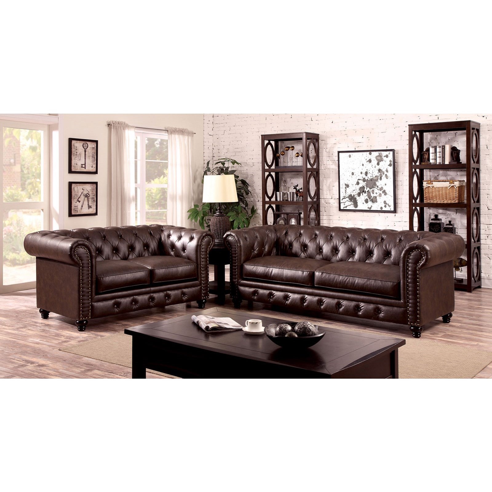 Furniture of America Stanford Loveseat