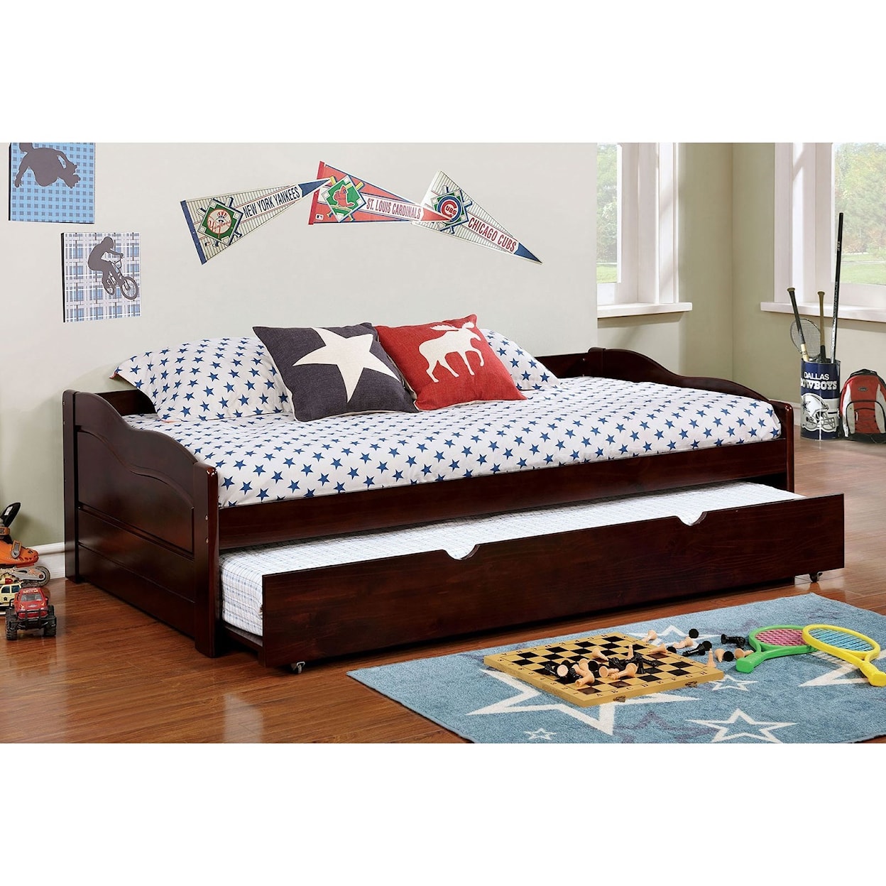 Furniture of America Sunset Daybed with Trundle