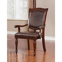 Pack of 2 Traditional Arm Chairs
