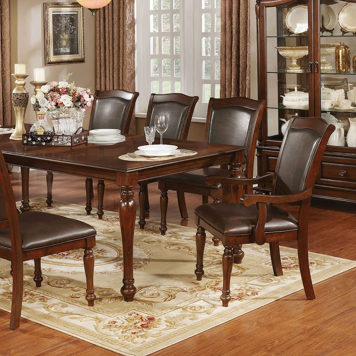 Furniture of America Sylvana Dining Table