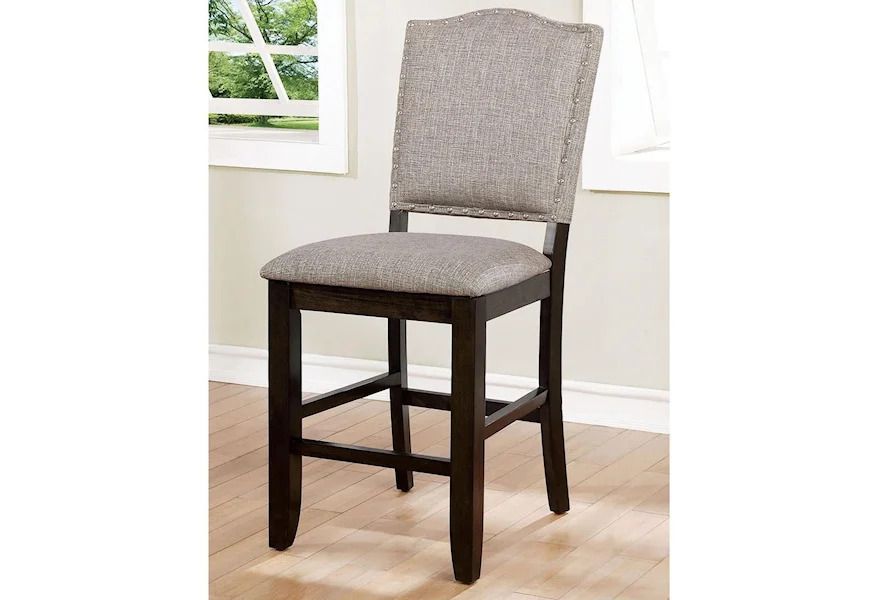 Teagan Set of 2 Counter Height Chairs by Furniture of America at Dream Home Interiors