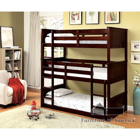 Twin Triple Decker Bed