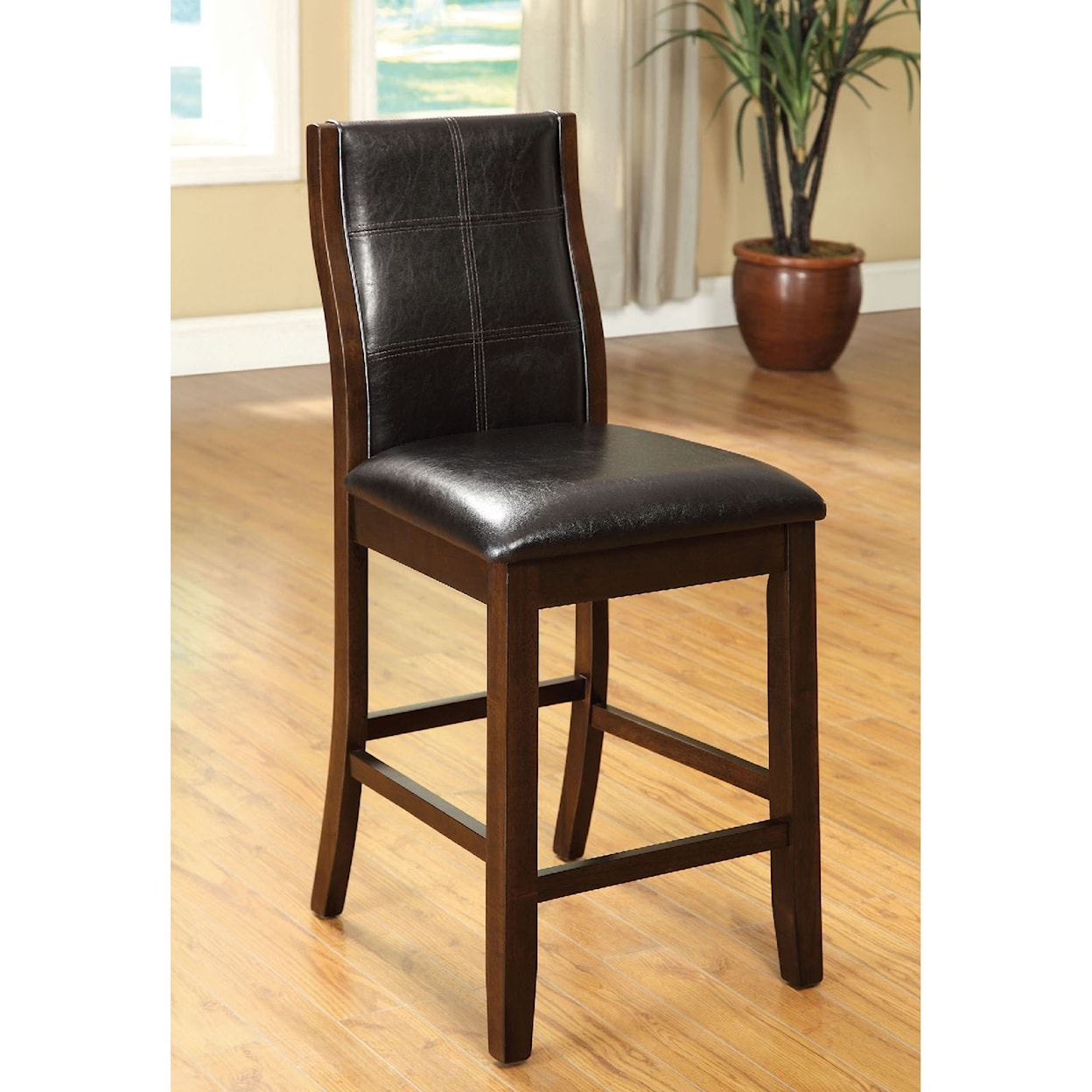 Furniture of America Townsend III Set of Counter Height Stools