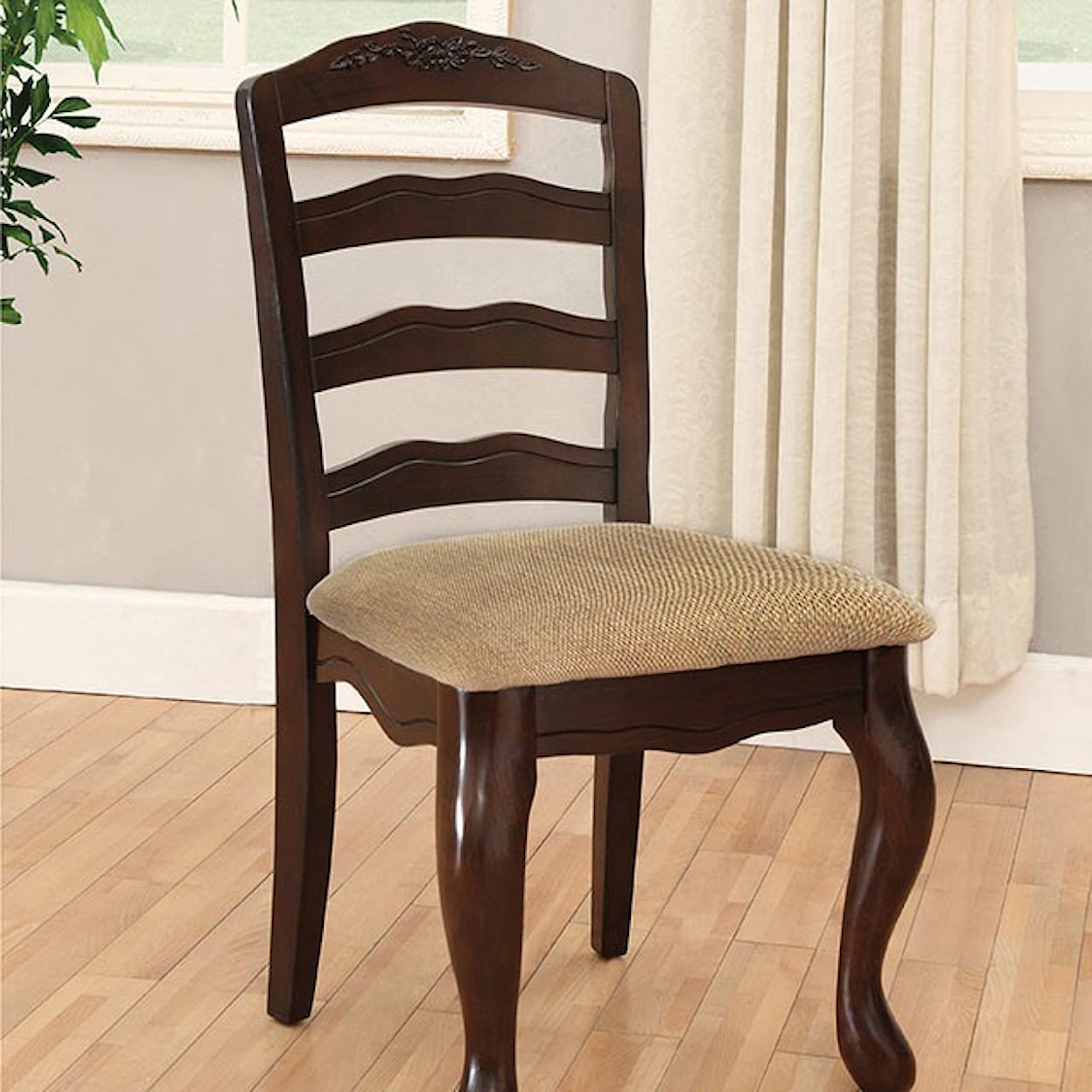Furniture of America Townsville Set of 2 Side Chairs