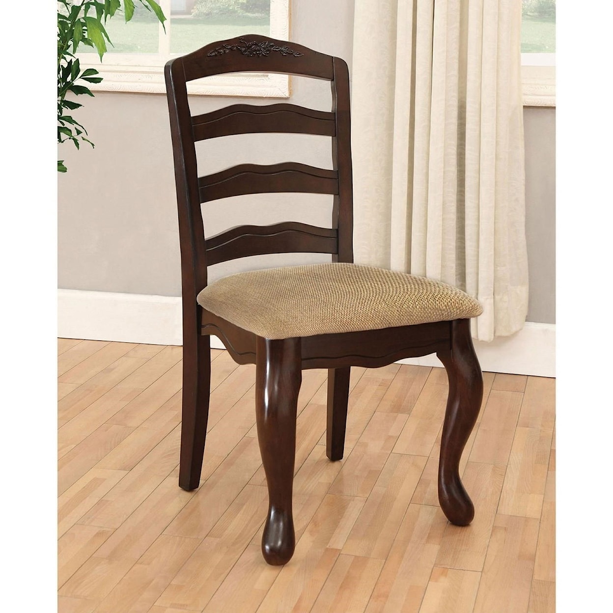 Furniture of America Townsville Table and 8 Side Chairs