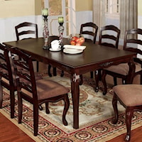 Traditional 78" Rectangular Dining Table