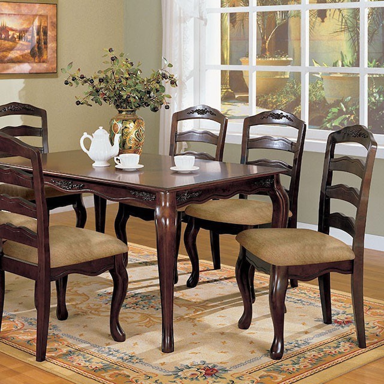 Furniture of America - FOA Townsville 7 Piece Dining Set