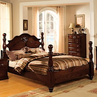 Traditional Queen Bed with Posts