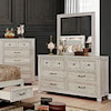 Furniture of America Tywyn Dresser and Mirror Combination