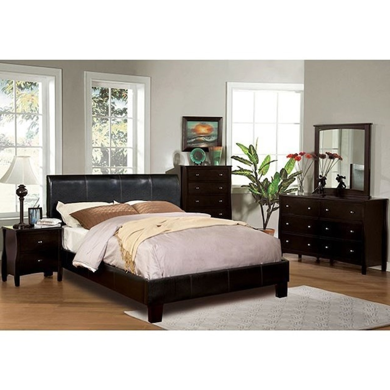 Furniture of America Villa Park California King Bed