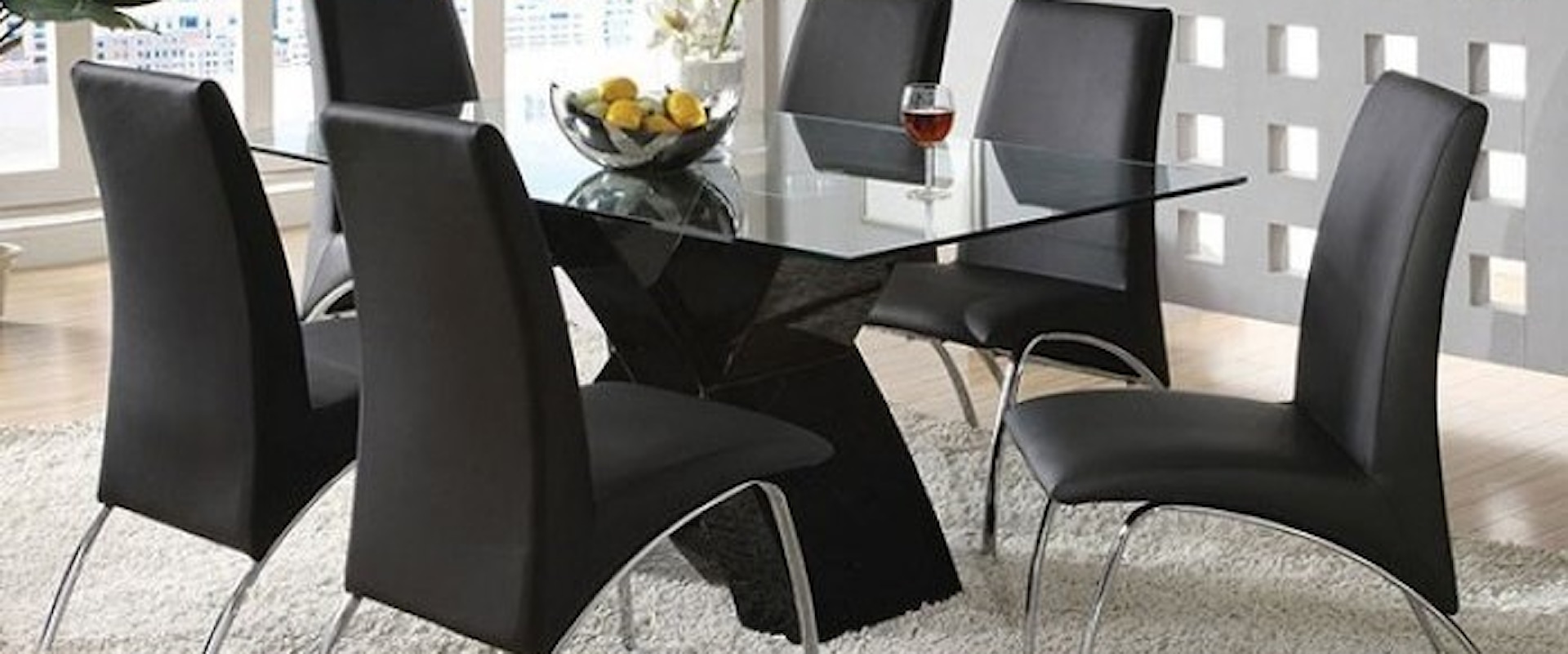 Contemporary 7 Piece Dining Set