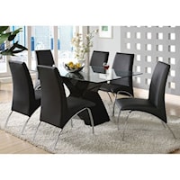 Contemporary 7 Piece Dining Set