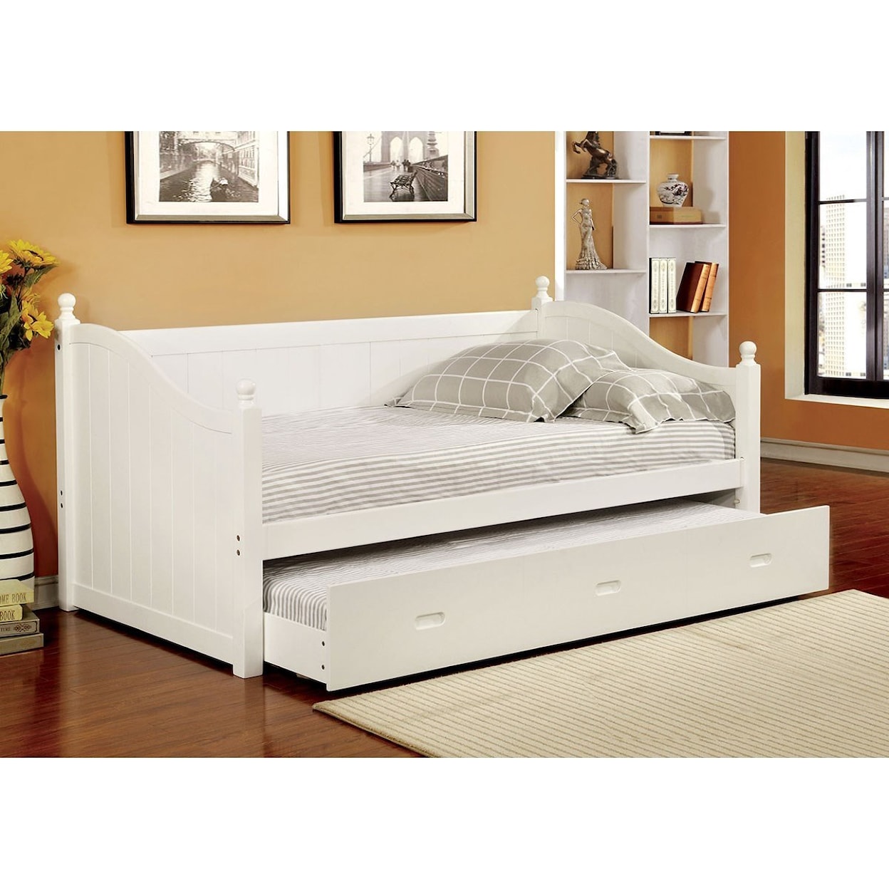 Furniture of America Walcott Twin Daybed with Trundle