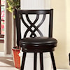 Furniture of America Wendel 24" Swivel Bar Stool