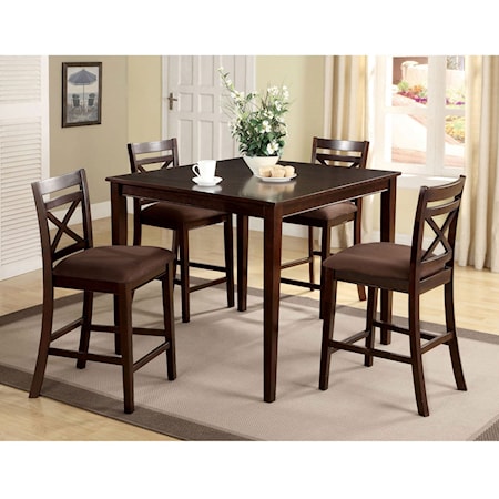 5 Piece Counter Height Table Set