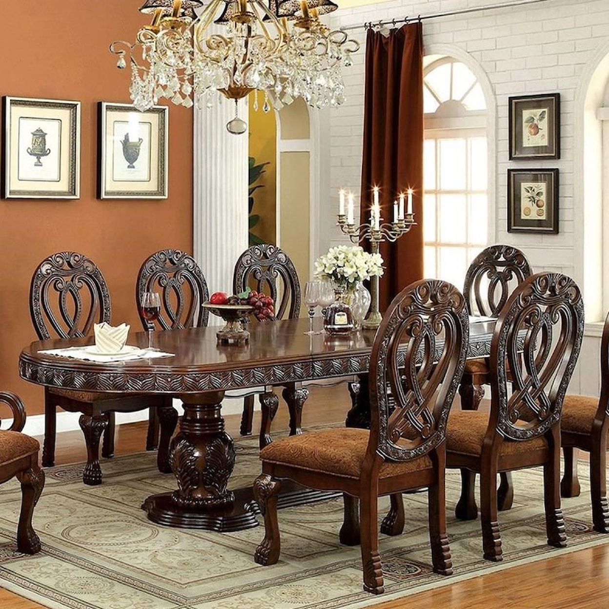 Furniture of America Wyndmere Dining Table