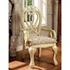 Furniture of America Wyndmere Set of Two Arm Chairs