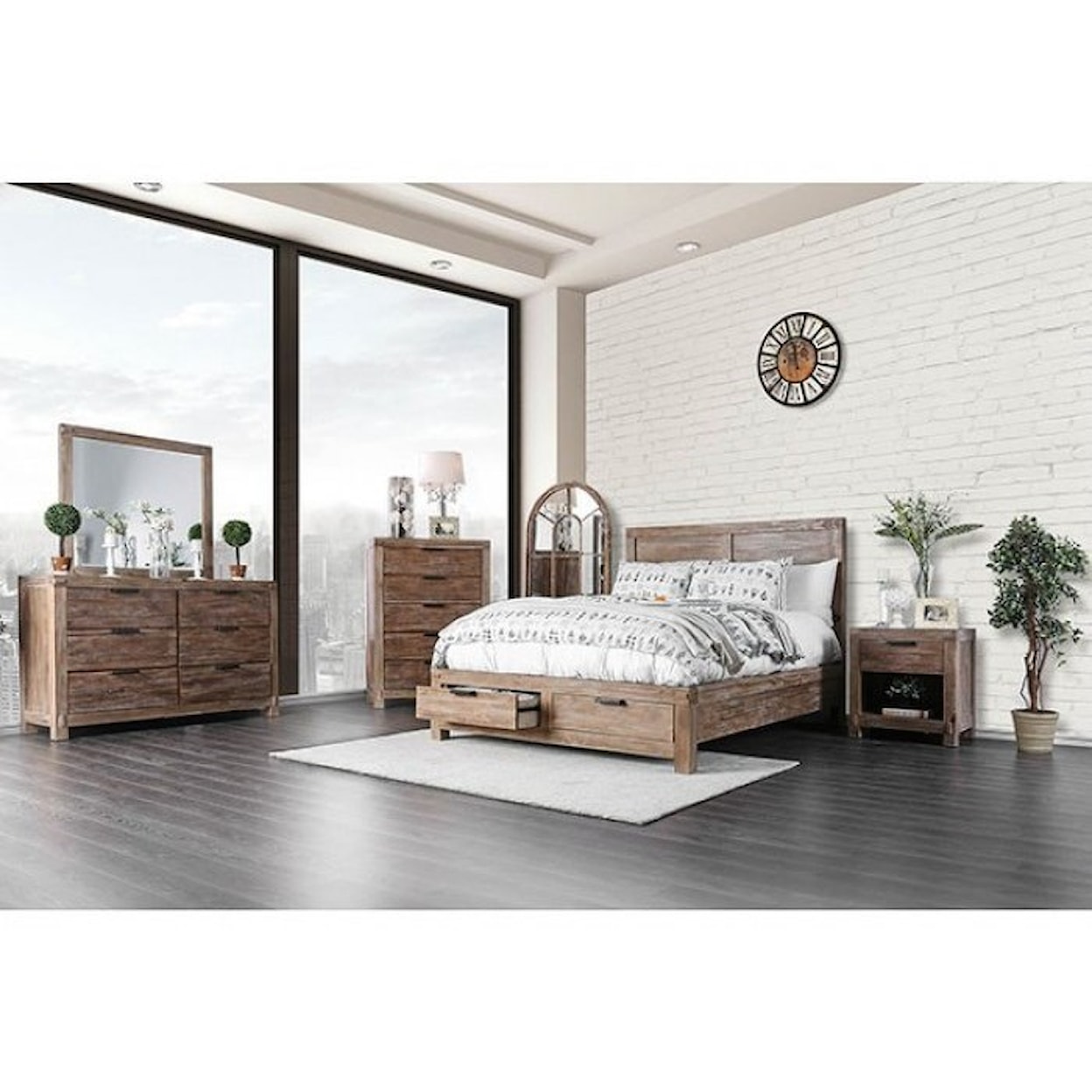 Furniture of America Wynton California King Bedroom Group