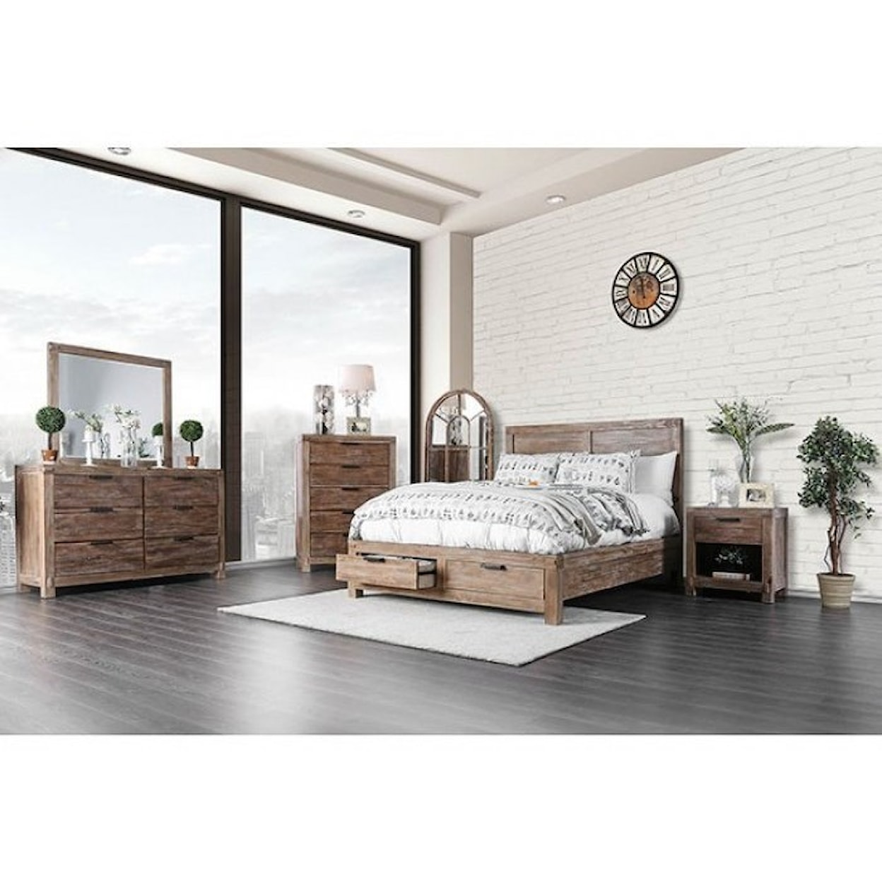 FUSA Wynton California King Bed