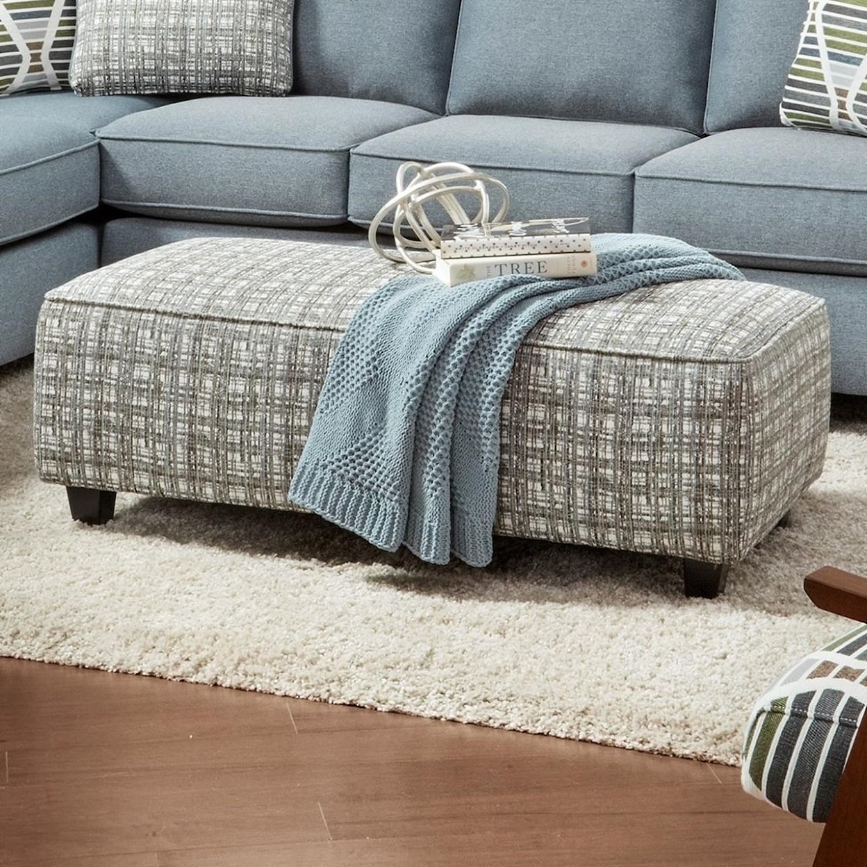 Fusion Furniture 49-00KP MACARENA MARINE (REVOLUTION) Cocktail Ottoman