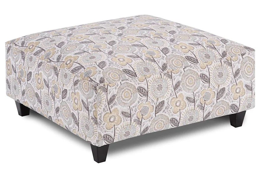 1140 VANDY HEATHER Cocktail Ottoman by Fusion Furniture at Comforts of Home