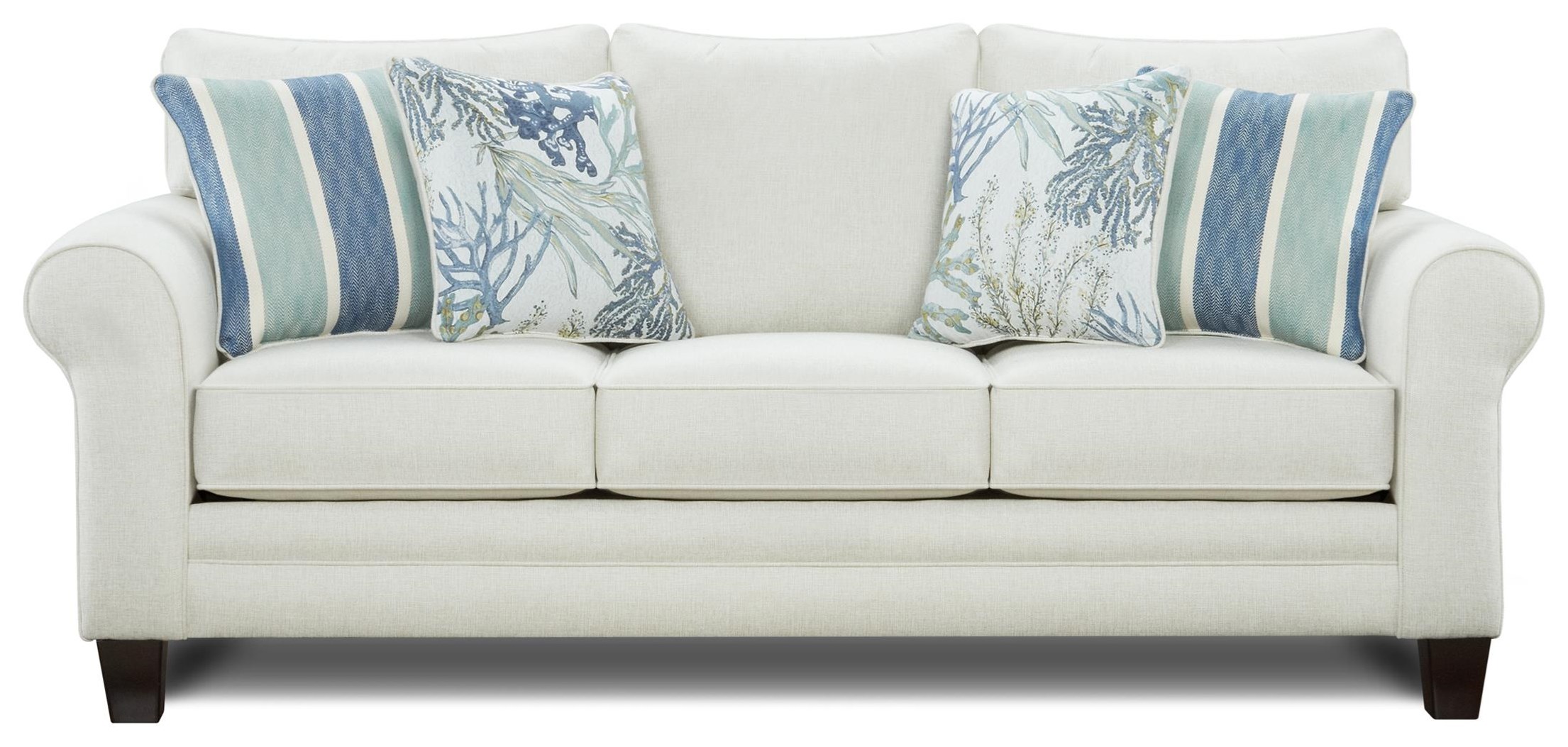 Kent Home Furnishings THE 1140 GRANDE GLACIER (REVOLUTION) 1054872 Stationary Sofa w/ Accent