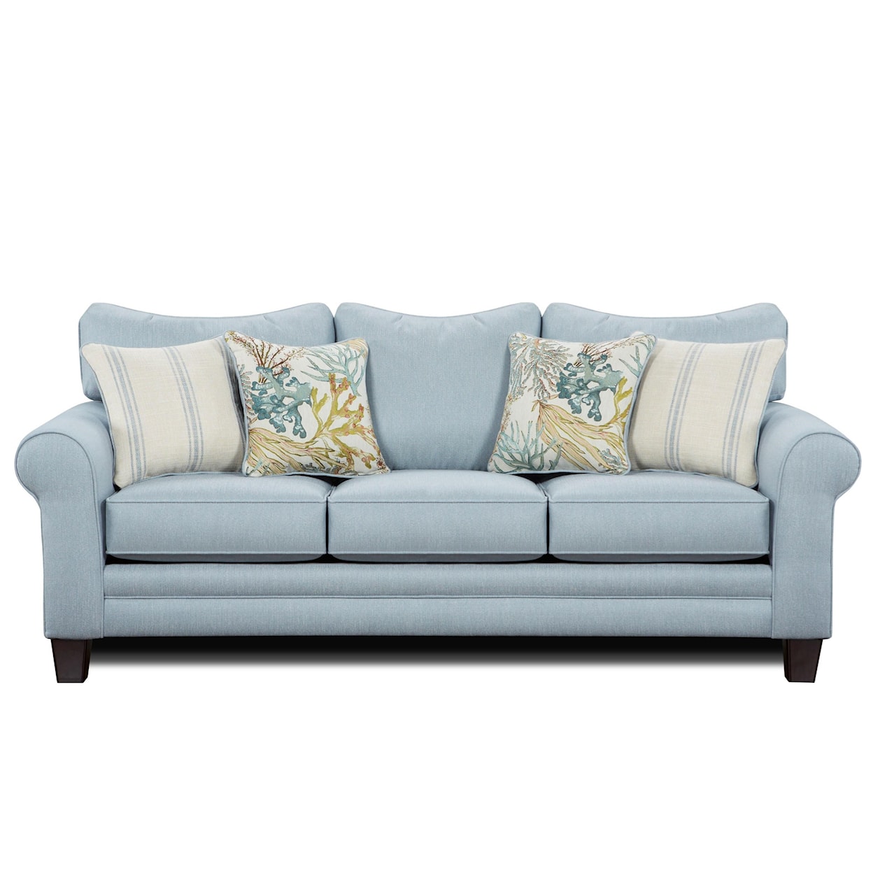 Fusion Furniture 1140 LABYRINTH SKY Sofa