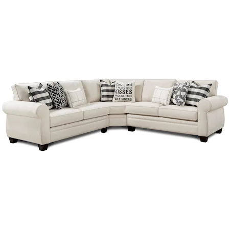 3-Piece Sectional in Performance Fabric