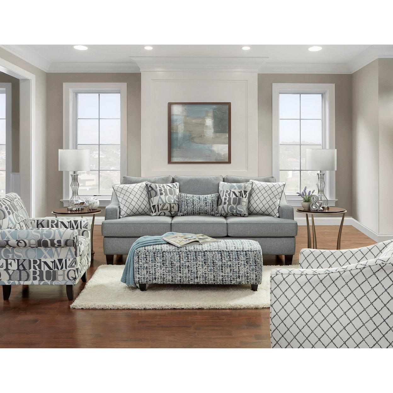 Fusion Furniture 2330-KP MACARENA CADET (REVOLUTION) Stationary Living Room Group