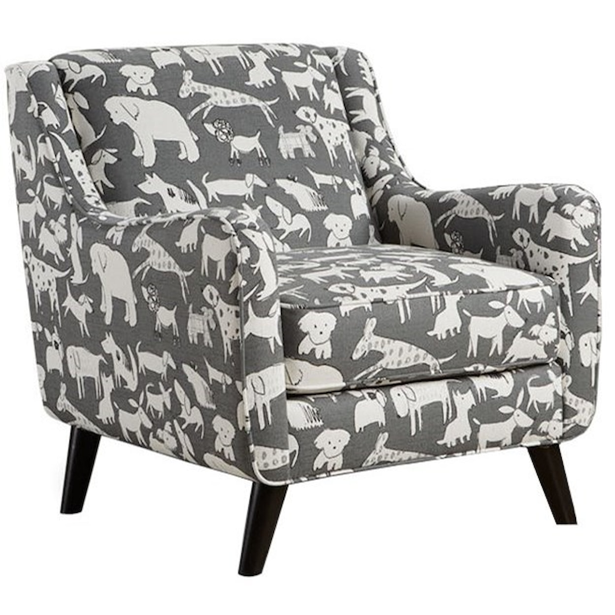 Fusion Furniture 1170 POPSTITCH SHELL (LIVESMART) Accent Chair